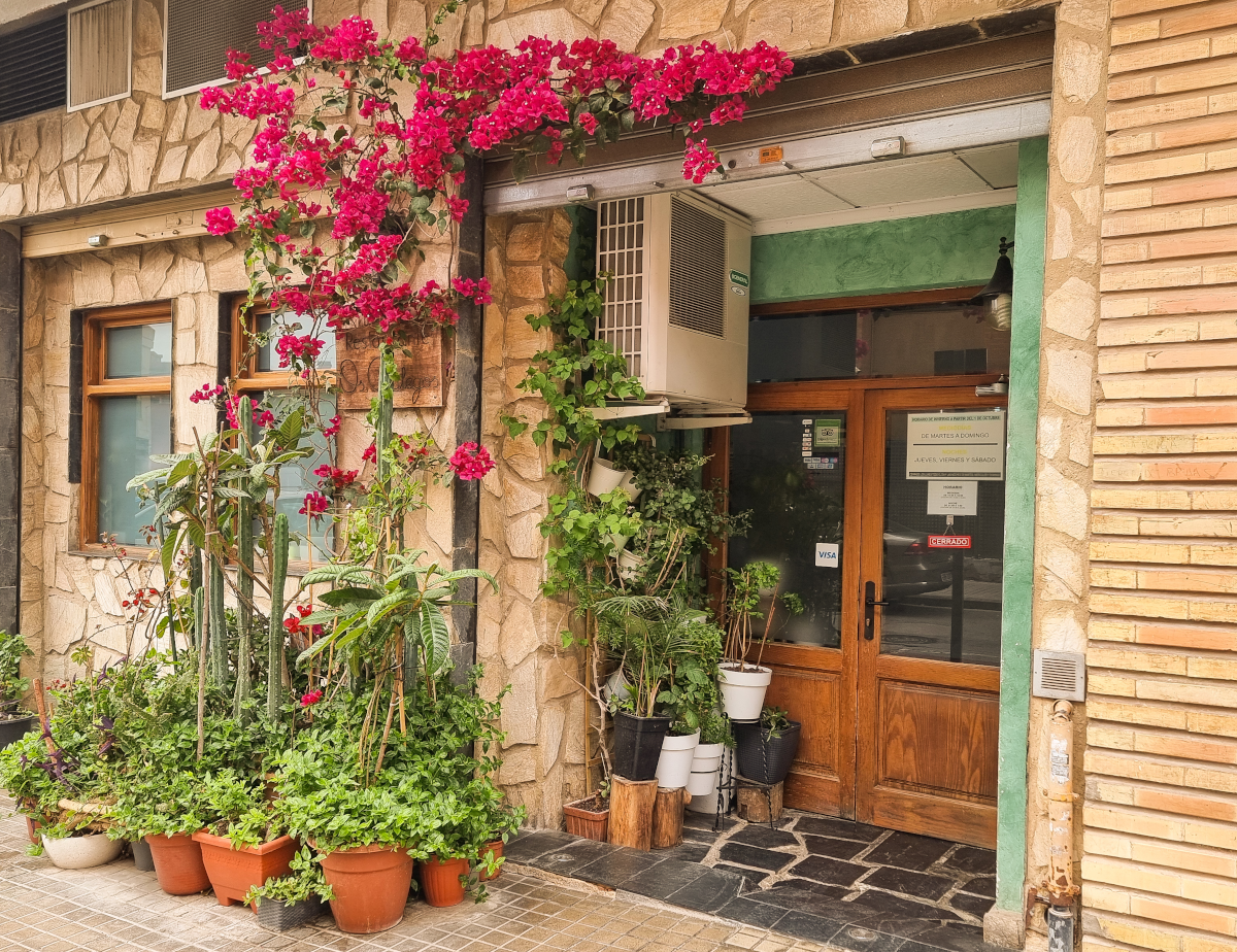 Fachada del restaurante